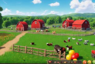 What is the gameplay like in the Happy Farm NFT game?