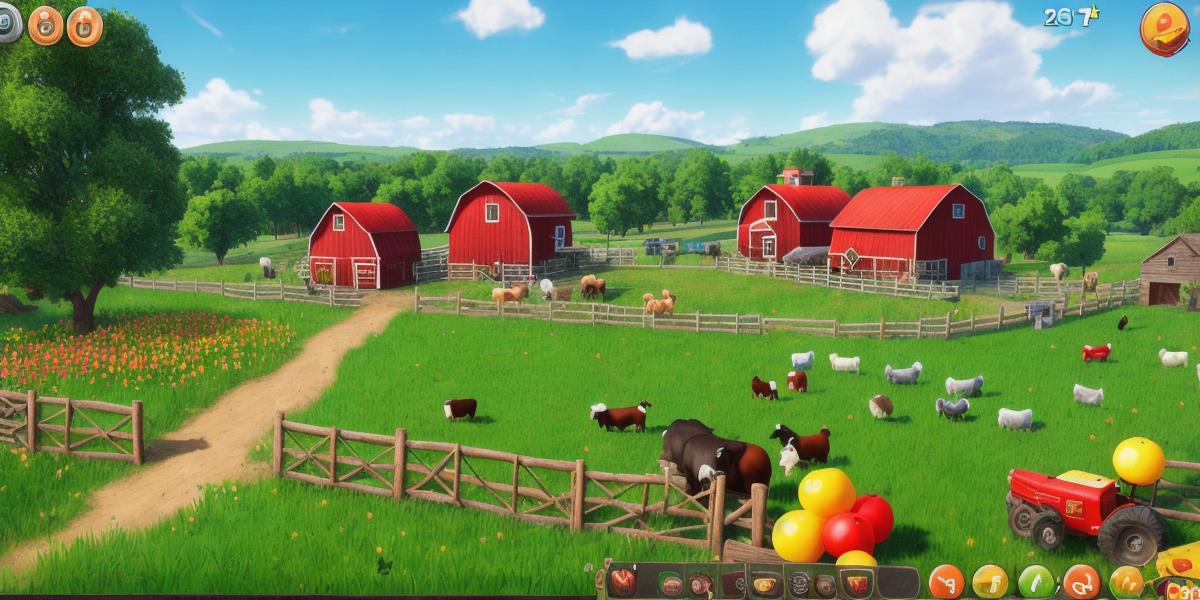 What is the gameplay like in the Happy Farm NFT game?